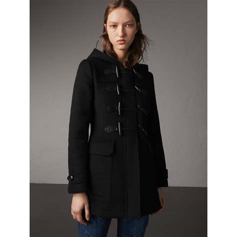 burberry duffle coat black|Burberry duffle coat sale.